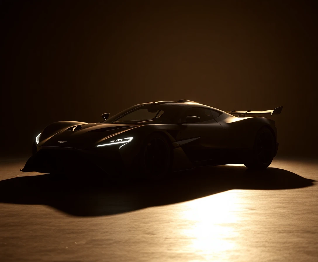 Aston Martin Valkyrie, vue de face